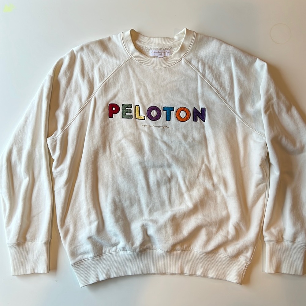 PELOTON / SPIRITUAL GANGSTER classic raglan crewneck sweatshirt